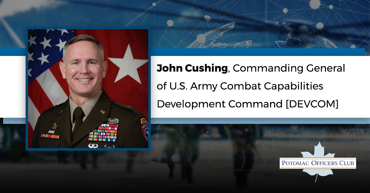 John Cushing, Commanding General Of US Army Combat Capabilities ...