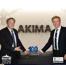 Akima CEO Bill Monet Bags First Wash100 Award