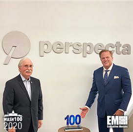 Perspecta’s Barry Barlow Receives First Wash100 From Executive Mosaic