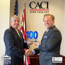 John Mengucci, President and CEO of CACI, Receives First Wash100 Award From Executive Mosaic