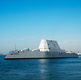 Raytheon Receives Potential $1.68B Navy Contract to Support Zumwalt-Class Destroyers