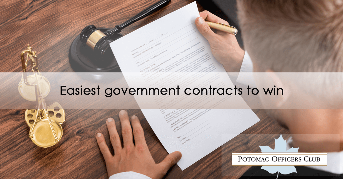 Easiest government contracts to win