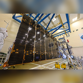 Upcoming NOAA Weather Satellite Completes Solar Array Test