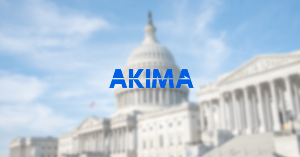 Overlayed photo with the logo of Akima