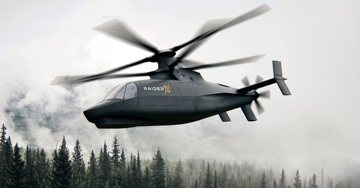 Raider X is a More Powerful Version of the S-97 Raider Helicopter