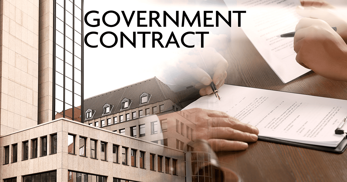 Wn a government contract to start making money in government contracting