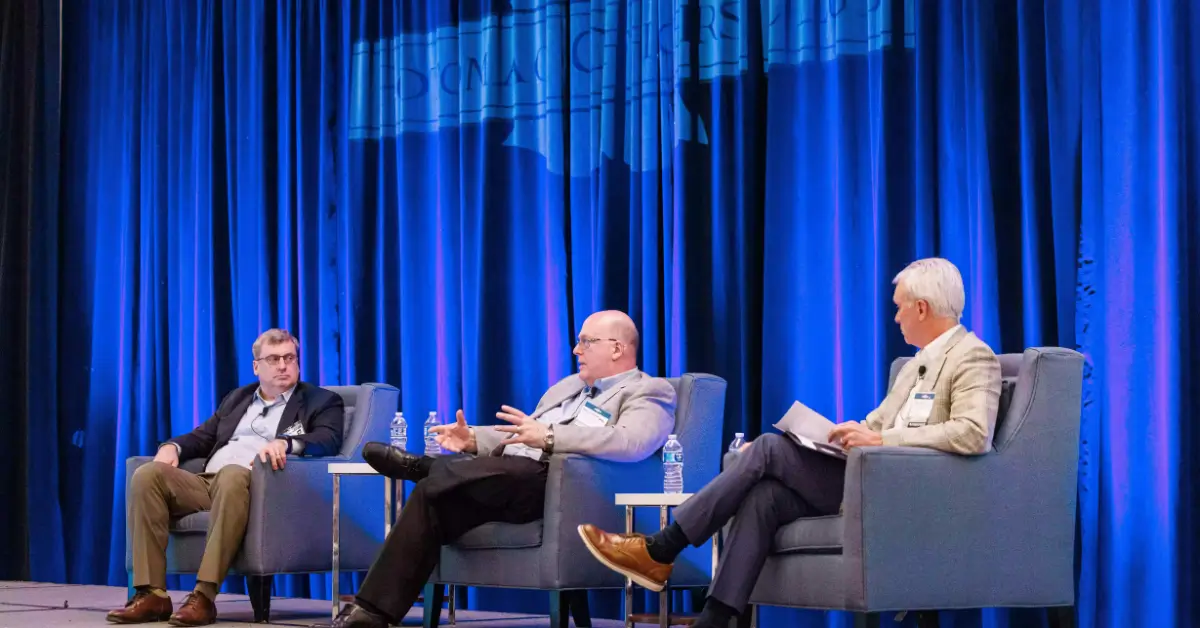 5th Annual CIO Summit panel speakers Darek Kitlinski (left), Roger Greenwell (Center) and Mark Andress (Right)