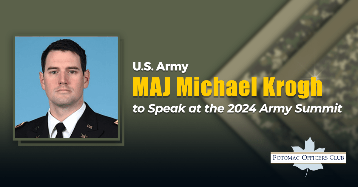 U.S. Army Maj. Michael Krogh to Speak at the 2024 Army Summit
