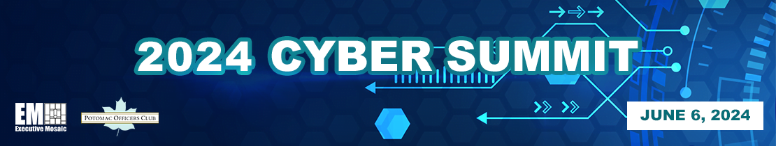 Official banner of the 2024 Cyber Summit by the Potomac Officers Club