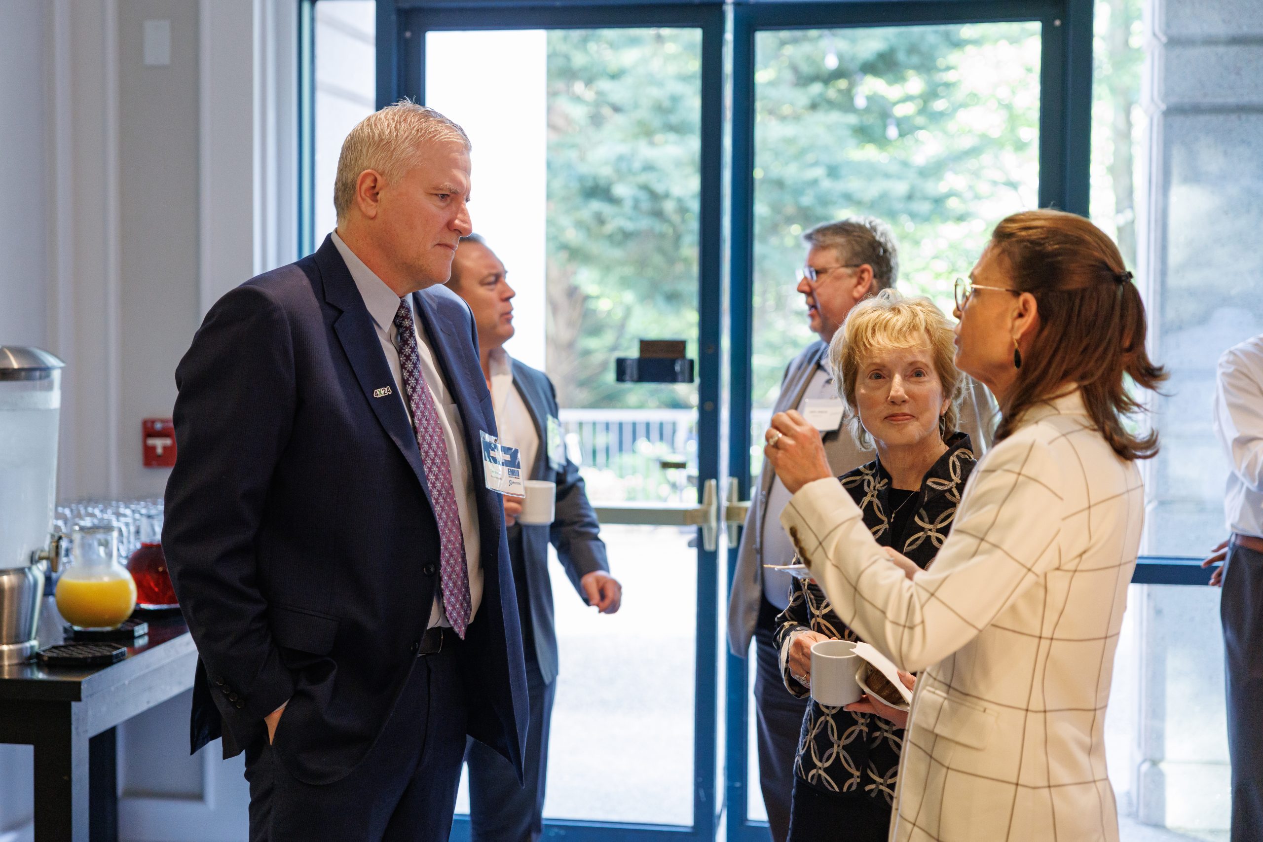 Attendees gather at a past Potomac Officers Club event.