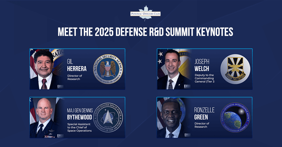 Meet the 2025 Defense R&D Summit Keynotes