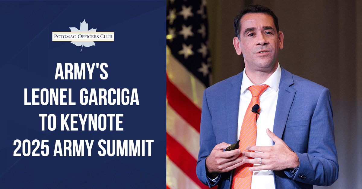 Leonel Garciga, Army CIO, to Address GovCons at 2025 Army Summit