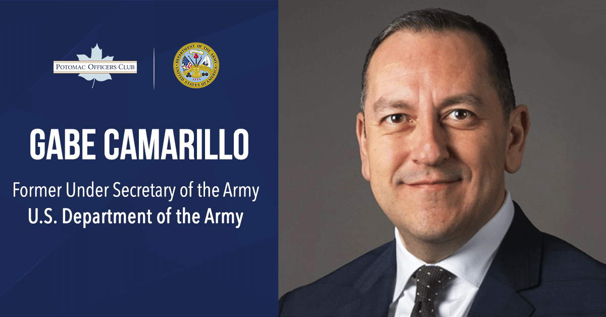Gabe Camarillo on the Most Important Army-GovCon Tech Partnership Opportunity