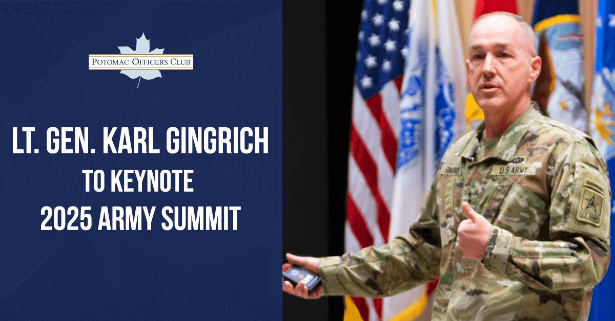 Top Army Brass Lt. Gen. Karl Gingrich to Bring Insights to 2025 Army Summit